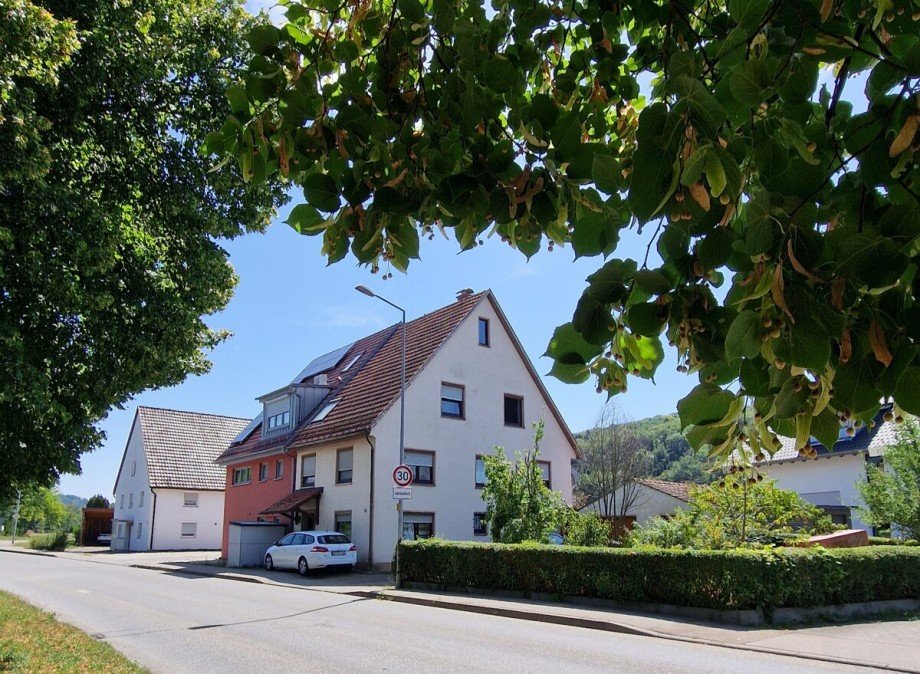 Stra�enansicht Doppelhaush�lfte Ummendorf
