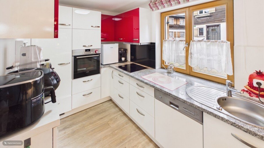 W1 - offene K�che mit Tresen Erdgeschosswohnung Oberstdorf