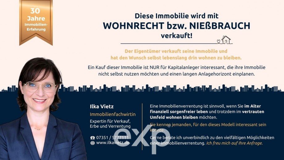 Verkauf mit Wohnrecht Erdgeschosswohnung Oberstdorf