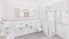 OG - Wannen/Duschbad Ankommen & zuhause f�hlen - moderne Doppelhaush�lfte mit Garten