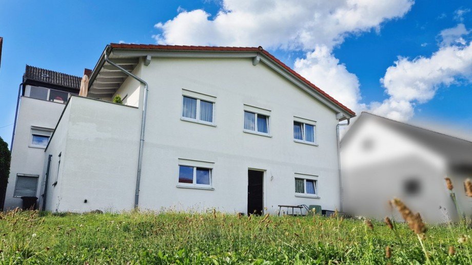 Blick vom Garten Zweifamilienhaus Bad Buchau