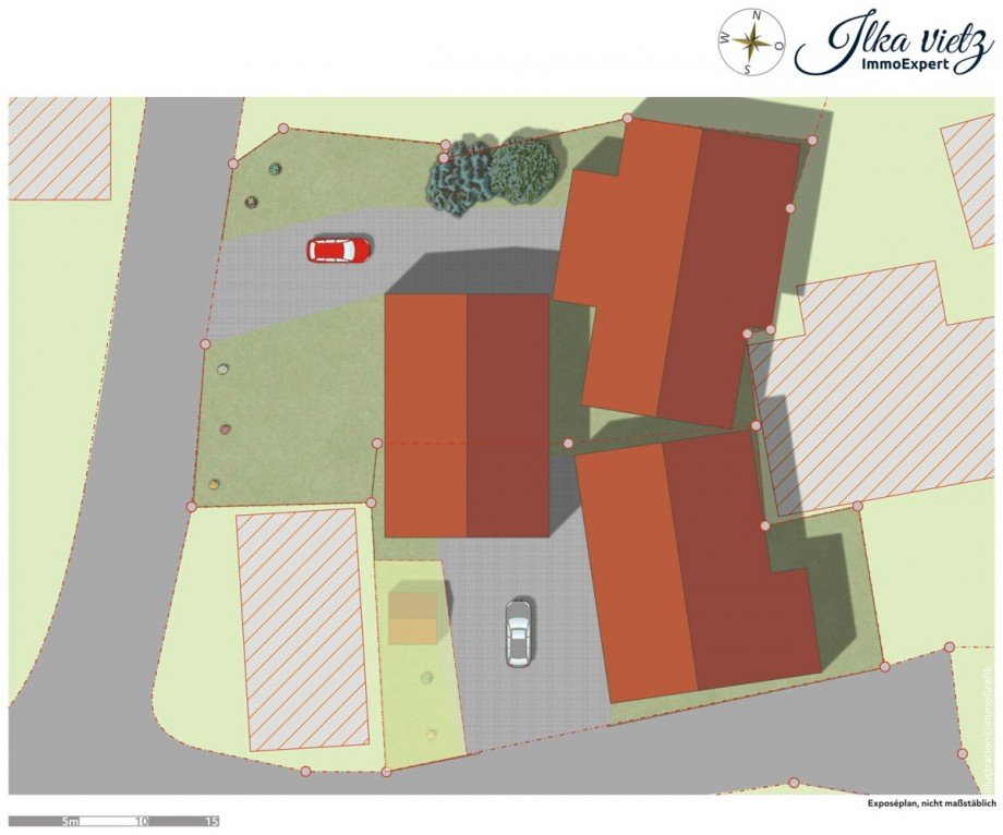 Lageplan Zweifamilienhaus Unlingen / Dietelhofen