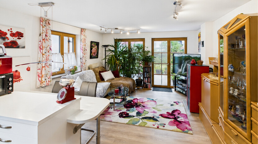 Wohnbereich Erdgeschosswohnung Oberstdorf
