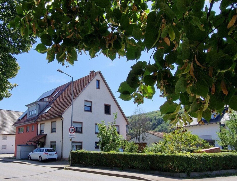 Stra�enansicht Doppelhaush�lfte Ummendorf