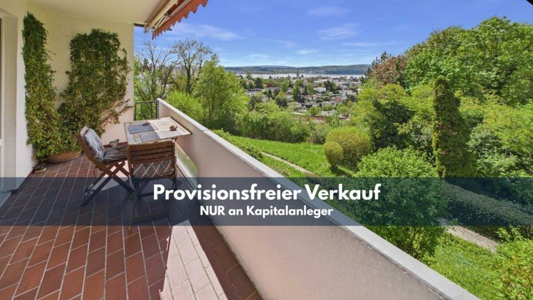 Weitblick auf �berlingen & Bodensee �berlingen Etagenwohnung NUR f�r Kapitalanleger - Bodensee- & Alpenblick in �berlingen