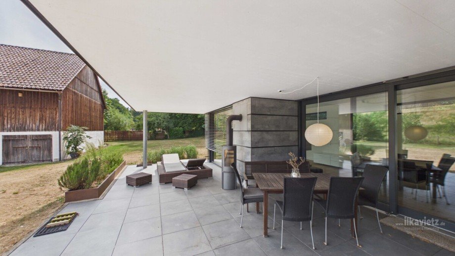 GG - �berdachte S�d-Terrasse Einfamilienhaus Biberach an der Ri�