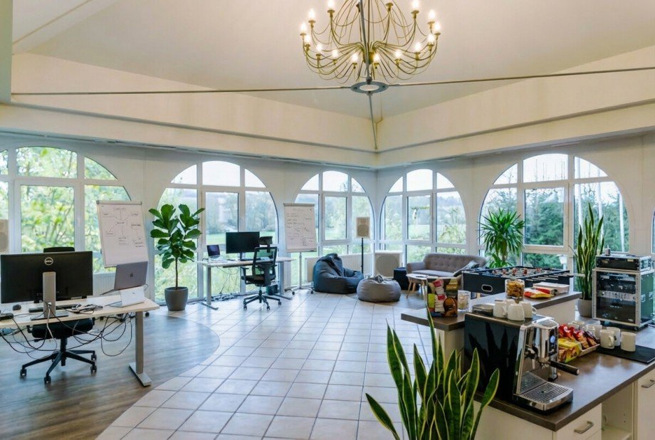 2155-Haupthaus-EG (Nutzung B�ro) Visualisierung Gastronomie und Wohnung Bad Kissingen