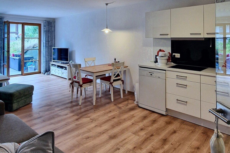 Wohnzimmer Erdgeschosswohnung Oberstdorf