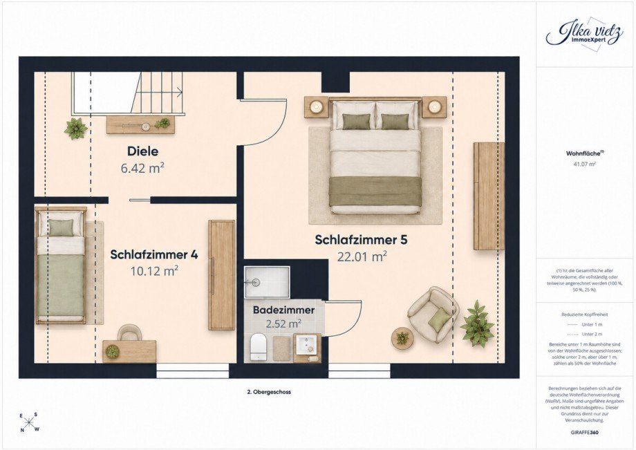 DG - Grundriss Doppelhaush�lfte Ummendorf