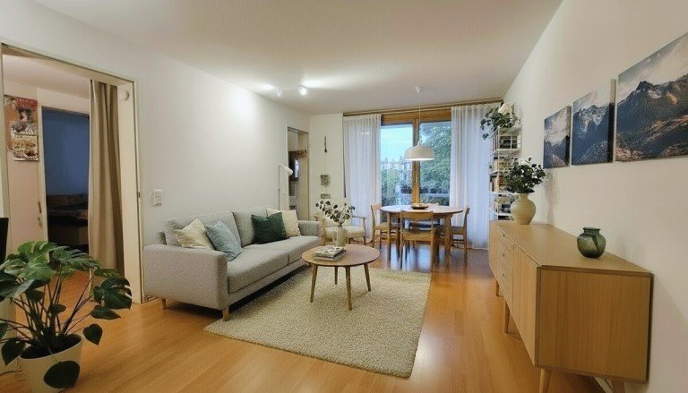 Wohnzimmer (Visualisierung) Kempten Etagenwohnung Nur f�r Kapitalanleger - gepflegte Wohnung im Zentrum von Kempten