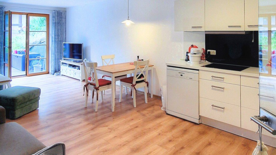 W3 - Wohnzimmer Erdgeschosswohnung Oberstdorf