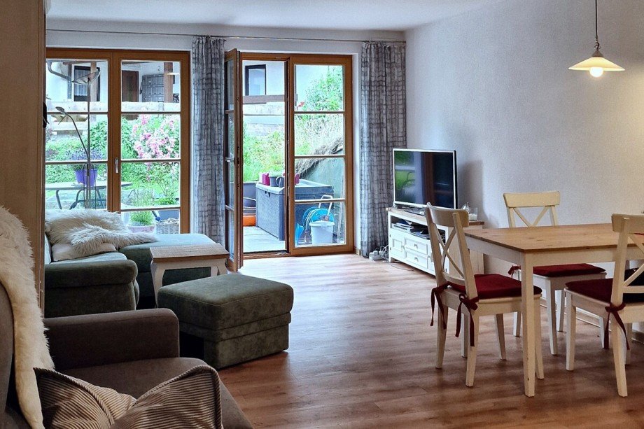 Ausgang zur Terrasse Erdgeschosswohnung Oberstdorf
