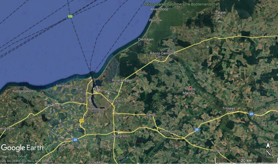 Lageplan Grundst�ck Marlow
