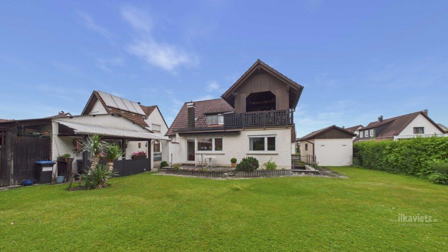 Gartenansicht Einfamilienhaus Meckenbeuren