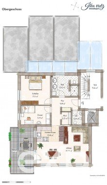 immoGrafik-Exposeplan-30874003701-DINA4-low moderne barrierefreie A+ Wohnung - ruhige Lage mit gro�em Balkon, EBK & gro�e Garage
