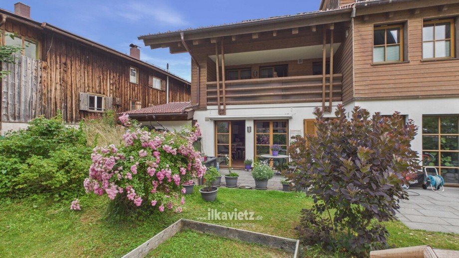 Blick zur Erdgeschoss-Wohnung Erdgeschosswohnung Oberstdorf