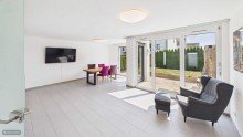 EG - Wohnzimmer Ankommen & zuhause f�hlen - moderne Doppelhaush�lfte mit Garten