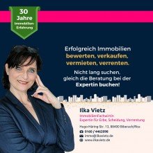 Ilka Vietz ImmoeXpert moderne barrierefreie A+ Wohnung - ruhige Lage mit gro�em Balkon, EBK & gro�e Garage