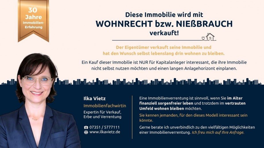 Verkauf mit Wohnrecht Erdgeschosswohnung Oberstdorf