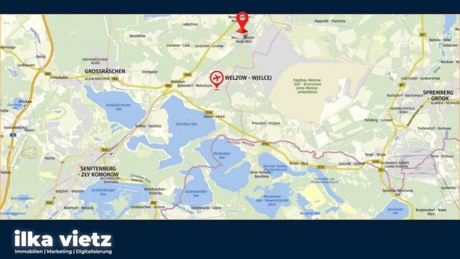 Lageplan Neupetershain Haus Neupetershain