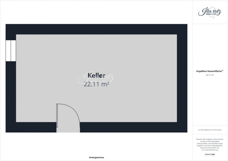 UG-Grundriss B�rofl�che Ummendorf