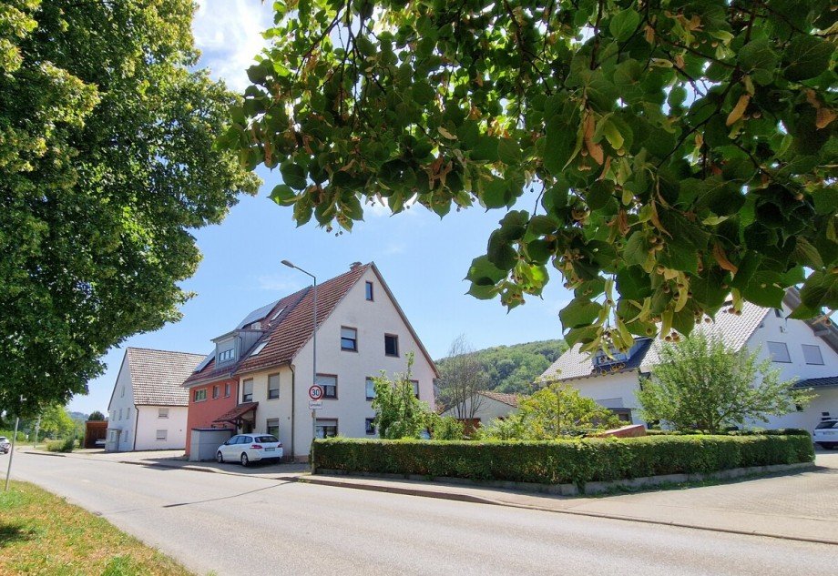 Stra�enansicht Doppelhaush�lfte Ummendorf