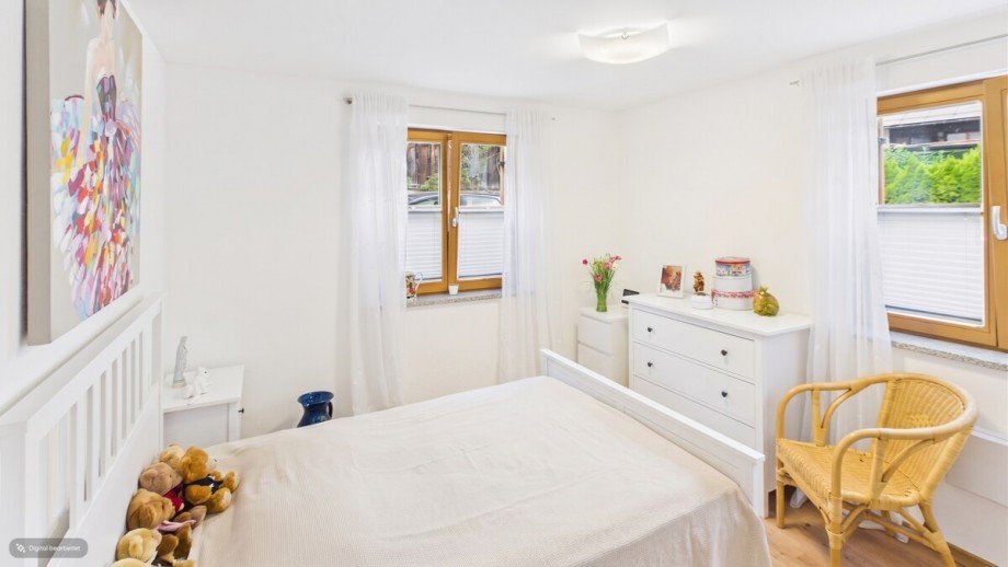 Schlafzimmer Erdgeschosswohnung Oberstdorf