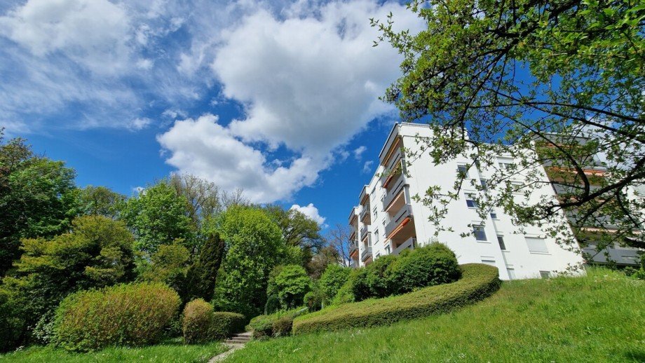 Park vor dem Balkon Etagenwohnung �berlingen