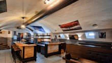 Gastraum hinten coole Bar-Lounge im Gew�lbekeller - im Herzen von Biberach/Riss